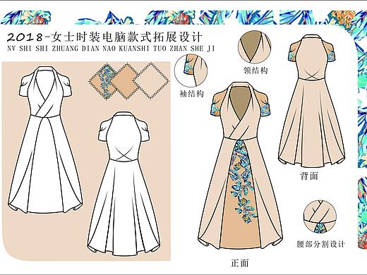 2018年女士时装电脑款式拓展设计