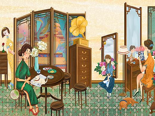 民国一梦（个人主页-ZNDc2NTIxNzY=） - 海报 - 站酷设计师罗罗flora原创素材 - 站酷ZCOOL