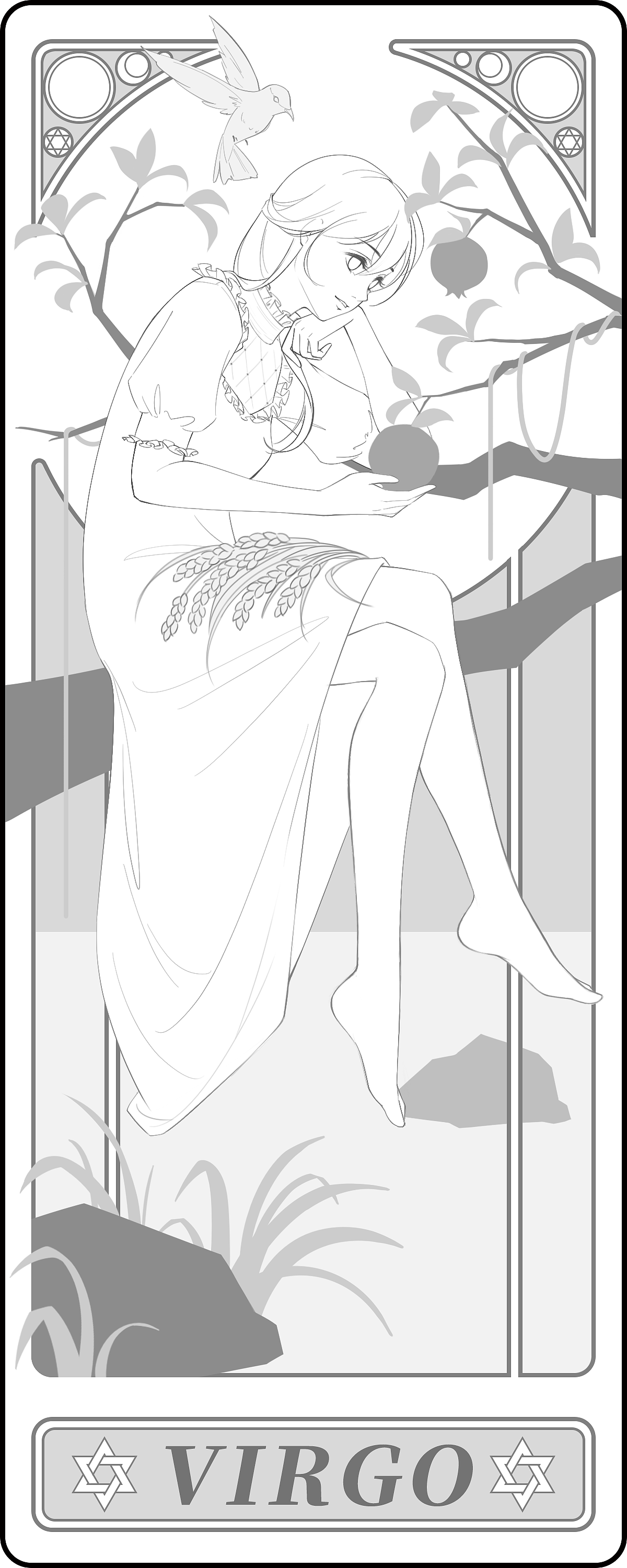 處女座（圖ZMjgwNDU3MTA4） - 創(chuàng)作習作 - 站酷設(shè)計師兔子是啞巴原創(chuàng)素材 - 站酷ZCOOL