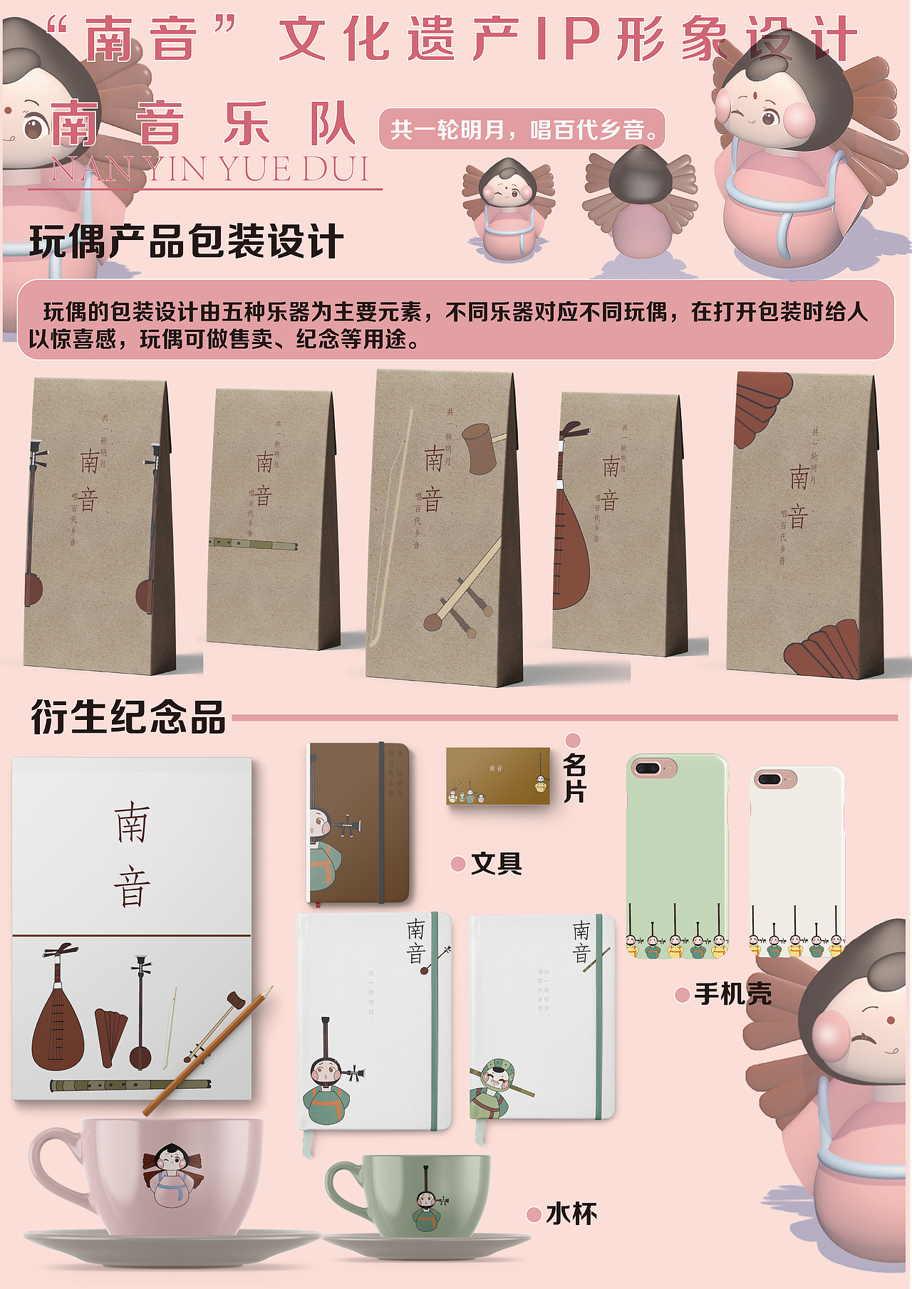 “南音”文化遺產(chǎn)IP形象設(shè)計(jì)—南音樂隊(duì)（圖ZMzA5ODA4NjE2） - IP形象 - 站酷設(shè)計(jì)師小橘子在畫畫原創(chuàng)素材 - 站酷ZCOOL