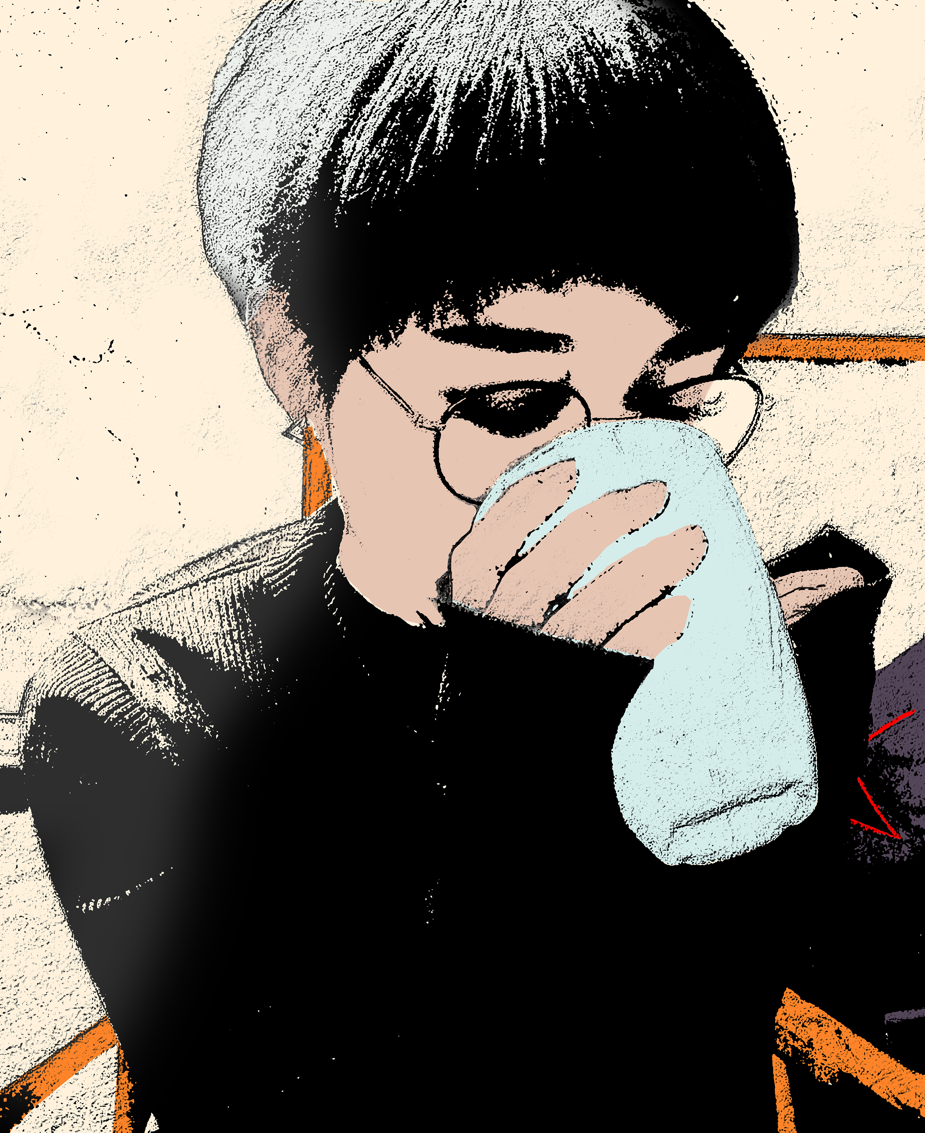 人物颜色风格化