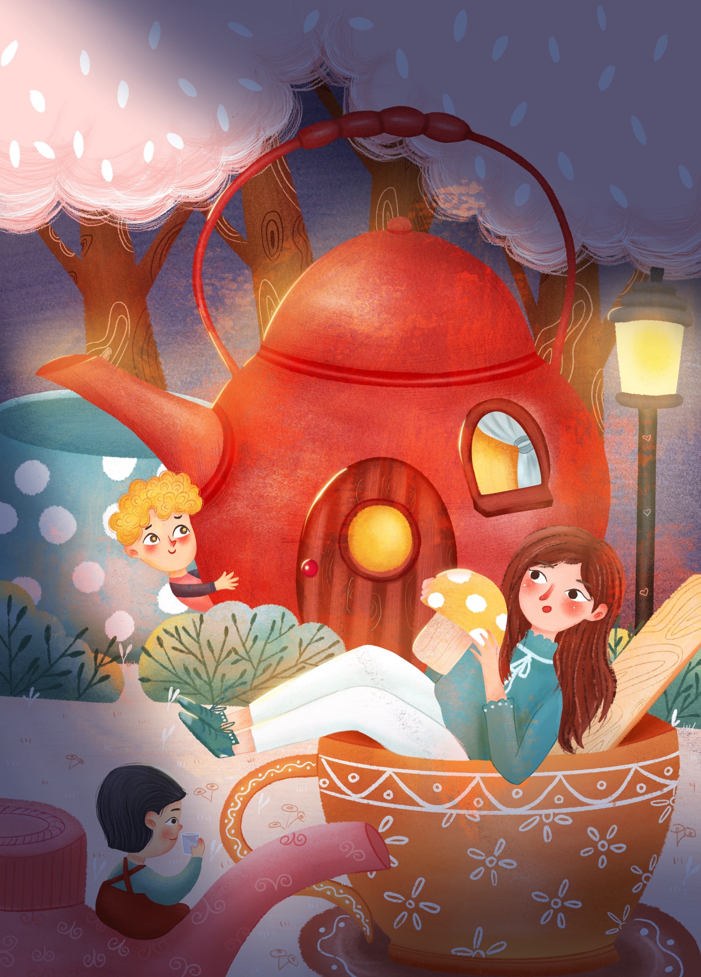 掉落小人国的女孩