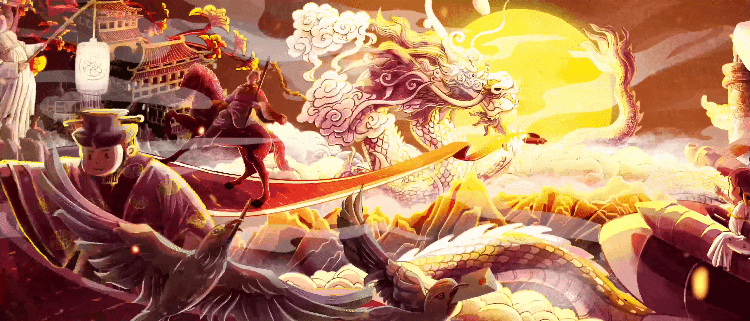 龙腾耀大地,月满华夏史