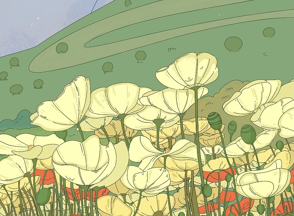 原创插画｜森林公园（图ZMzI3NDY5NDc2） - 创作习作 - 站酷设计师由西原创素材 - 站酷ZCOOL