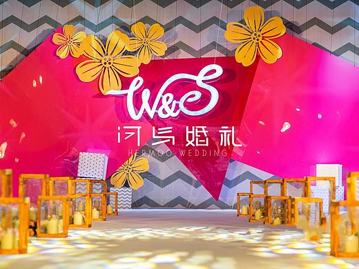 河马婚礼｜西式现代简洁（粉色＋灰色＋金色）
