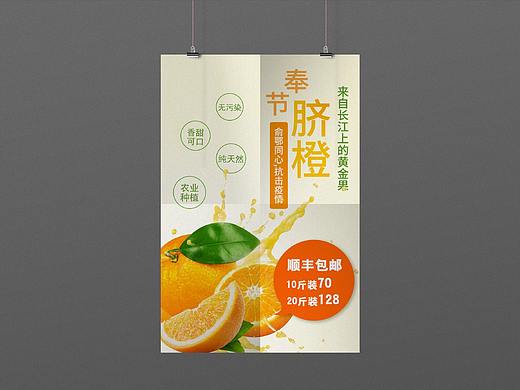 奉节脐橙海报