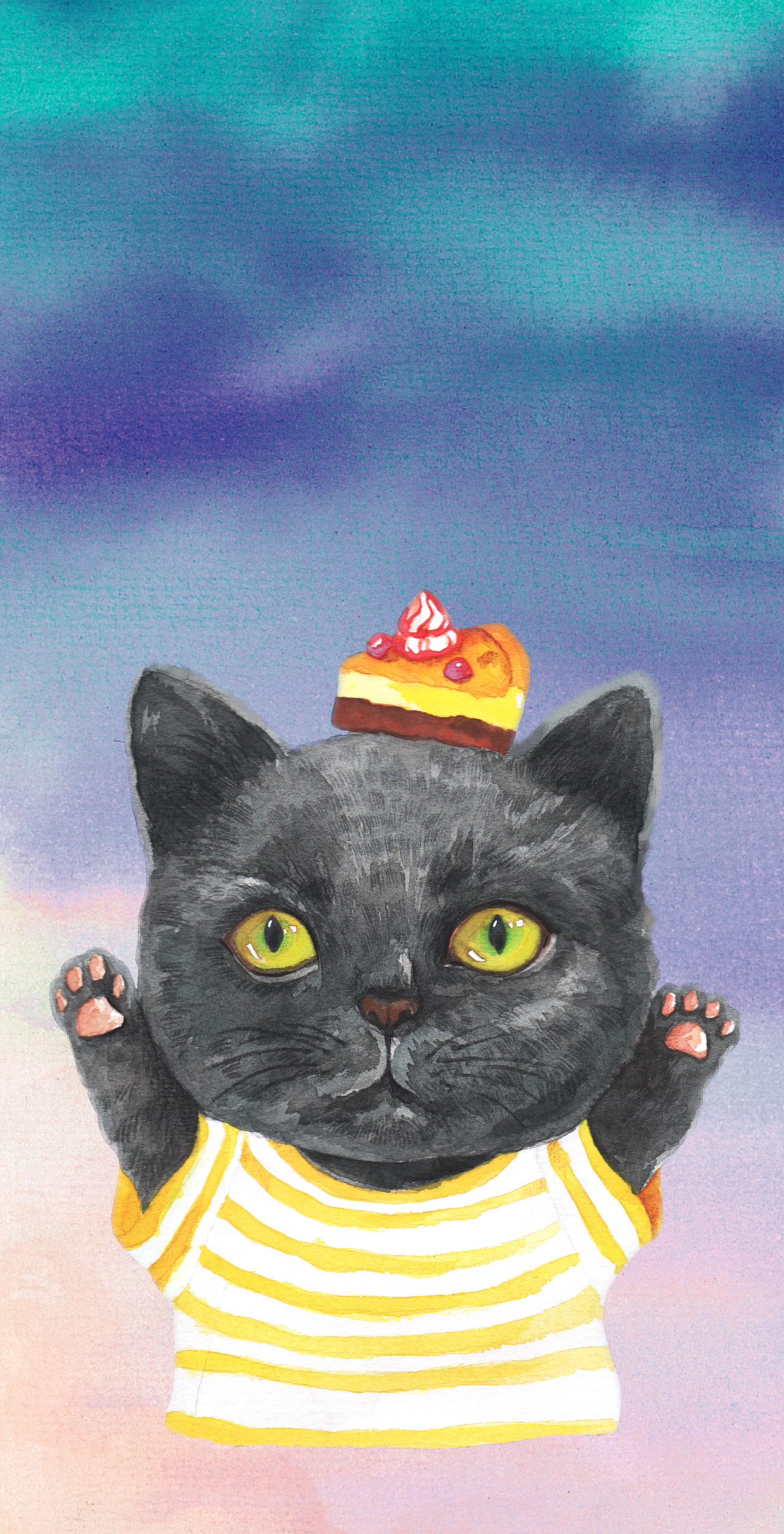 【水彩手繪】貓咪肖像定制（圖ZMjI1NTc4OTUy） - 兒童插畫 - 站酷設(shè)計(jì)師北極以北821015原創(chuàng)素材 - 站酷ZCOOL