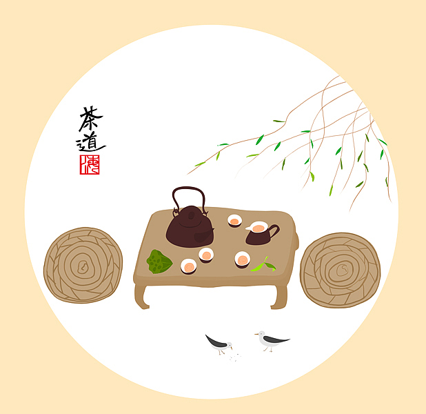 茶（图ZOTQ3MTcxNDg=） - 商业插画 - 站酷设计师barlow268原创素材 - 站酷ZCOOL