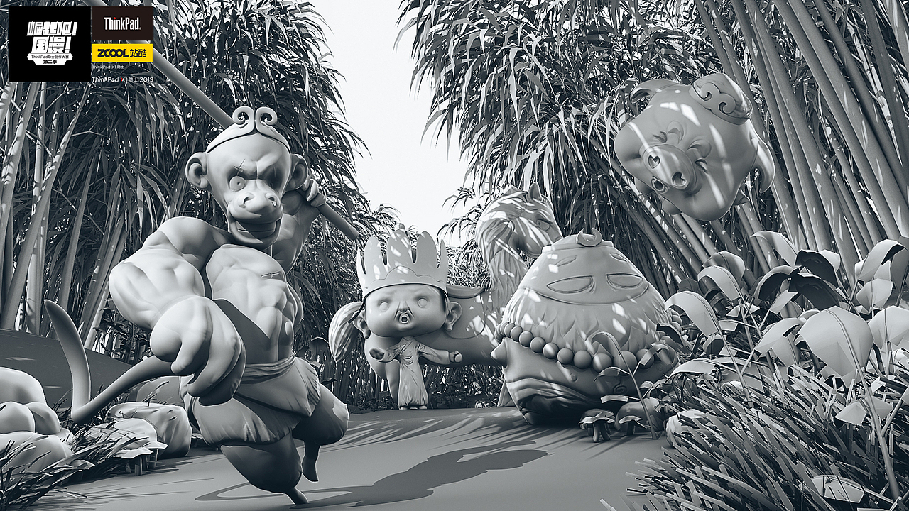 西游之路（图ZMTgwMDI5MzQ4） - 动画/影视 - 站酷设计师骏3Ddesign原创素材 - 站酷ZCOOL