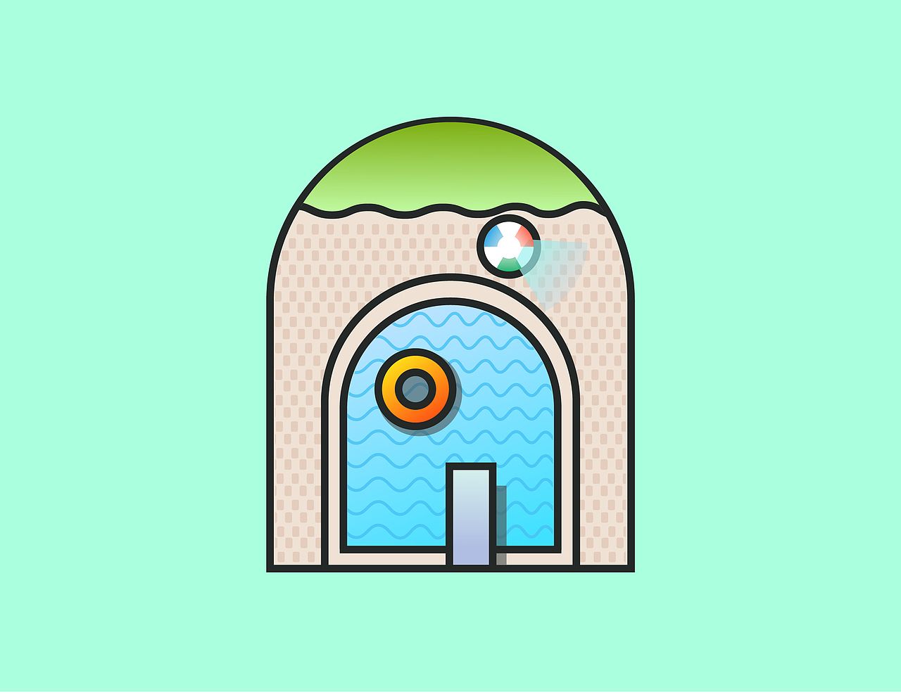 矢量小插画练习（图ZNDgwNTEyMDQ=） - 图案 - 站酷设计师SuperChan93原创素材 - 站酷ZCOOL