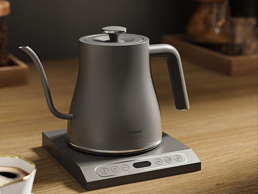 【水壶&咖啡壶】渲染作品