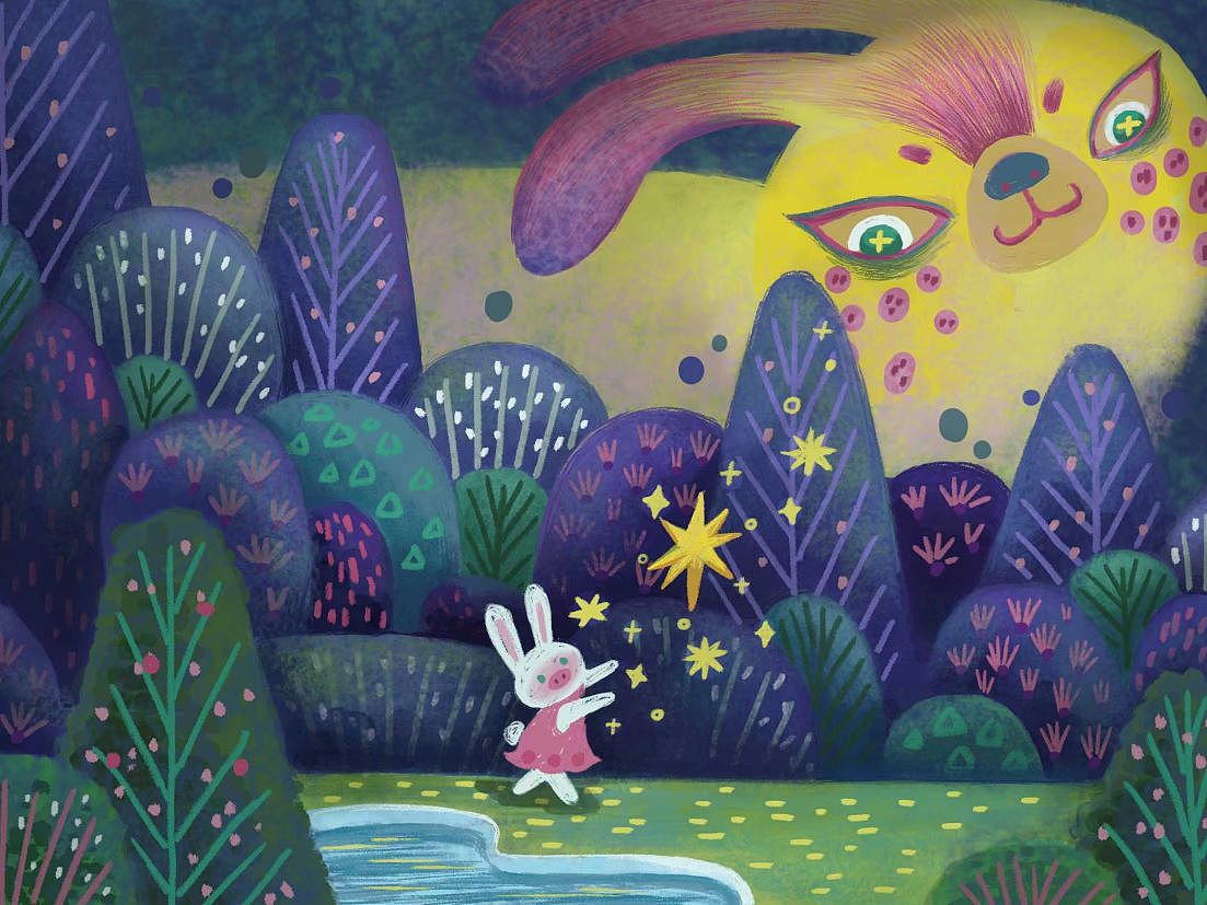 原创童书跨页插画