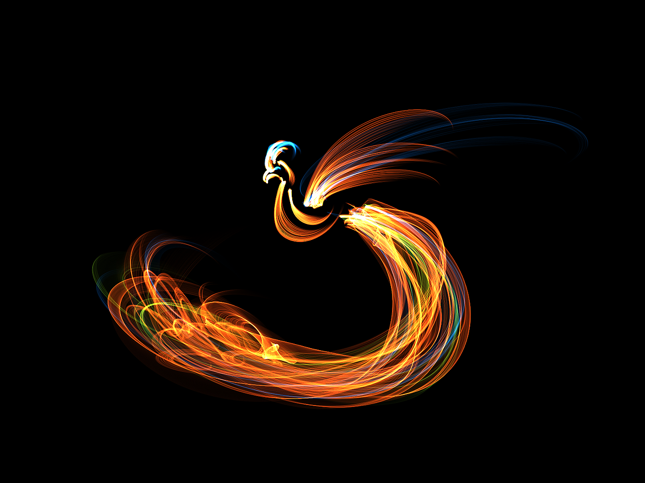 火焰画-凤凰元素(上期发过,点击查看大图)