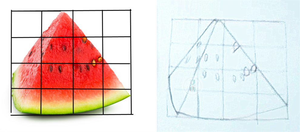 彩铅| 教你画裸眼3d立体西瓜|纯艺术|教程|又画 - 原创文章 - 站酷