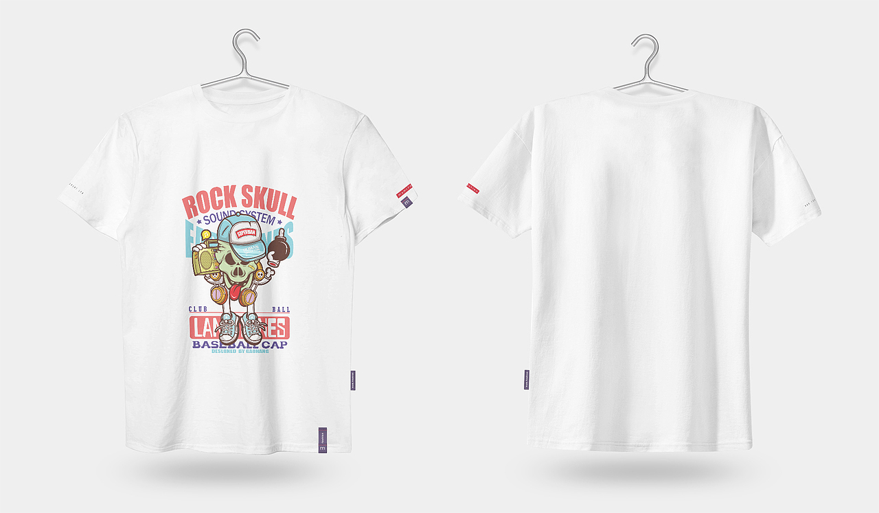 潮流插画练习—骷髅主题