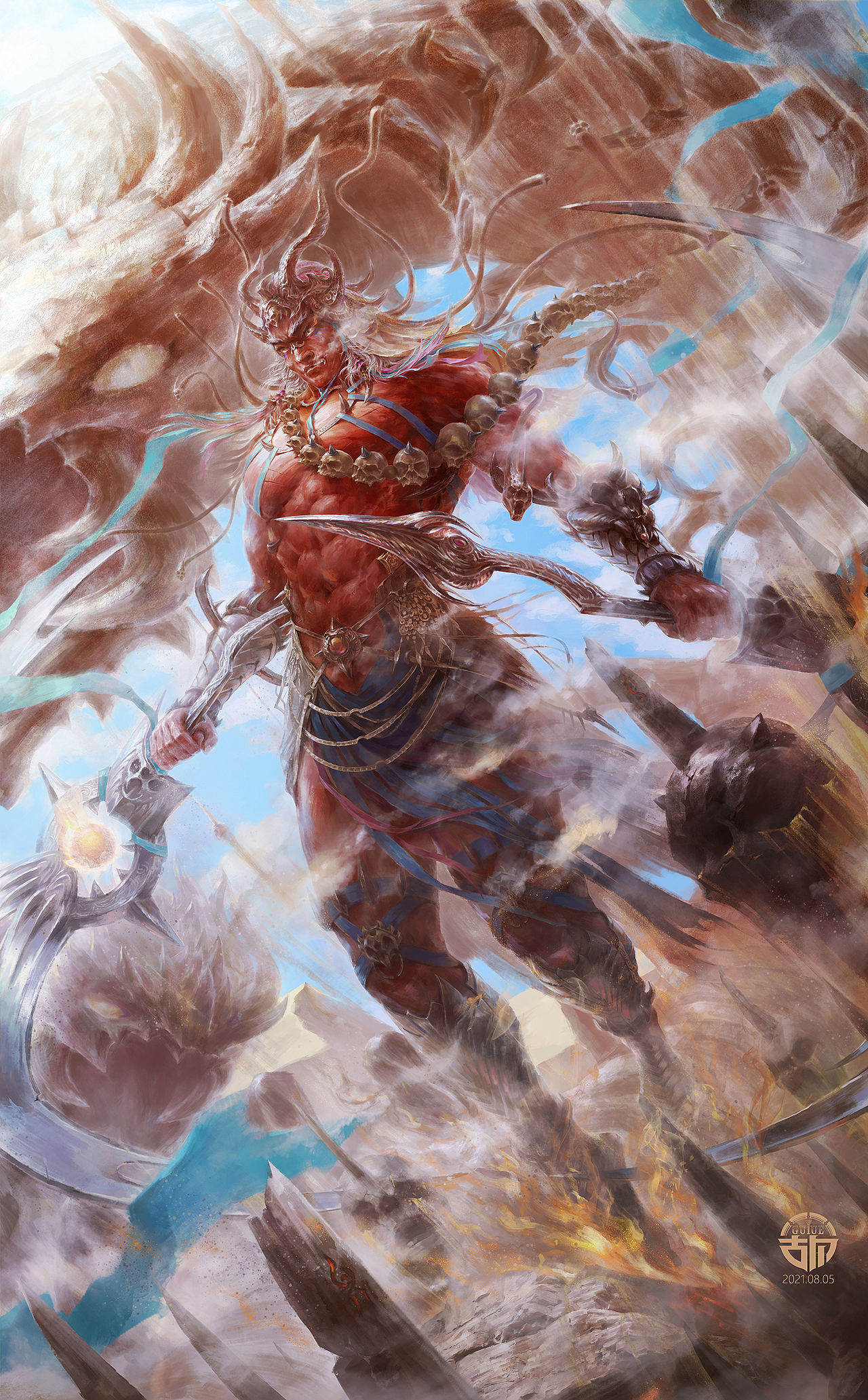 我心中的西游-續(xù)（圖ZMjg2NDUzMzQ0） - 創(chuàng)作習作 - 站酷設(shè)計師紅與蘭之紅原創(chuàng)素材 - 站酷ZCOOL