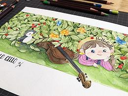 一组和大提琴有关的练习