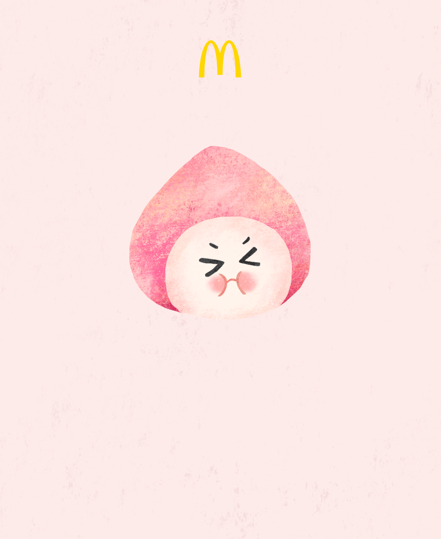 麦当劳 ❤ 周阿嫣然(插画合作)