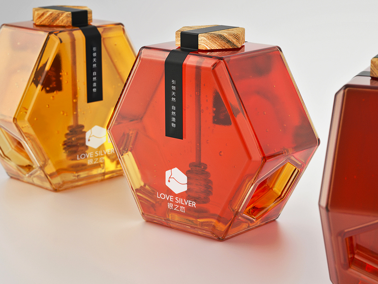 银之恋 蜂蜜logo 包装