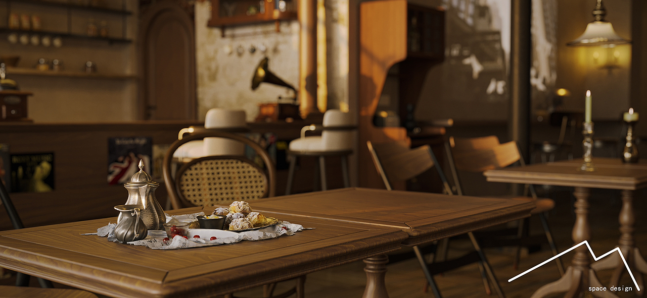 古典音乐咖啡店（图ZMzI4MzU2NDM2） - 商业空间设计 - 站酷设计师有几只原创素材 - 站酷ZCOOL