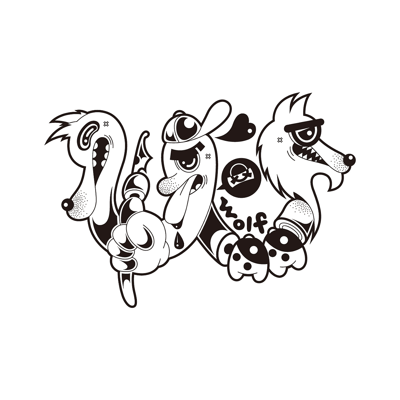 26个英文字母插画W-Z（图ZMTU0NTQzMjM2） - 创作习作 - 站酷设计师木四水设计原创素材 - 站酷ZCOOL