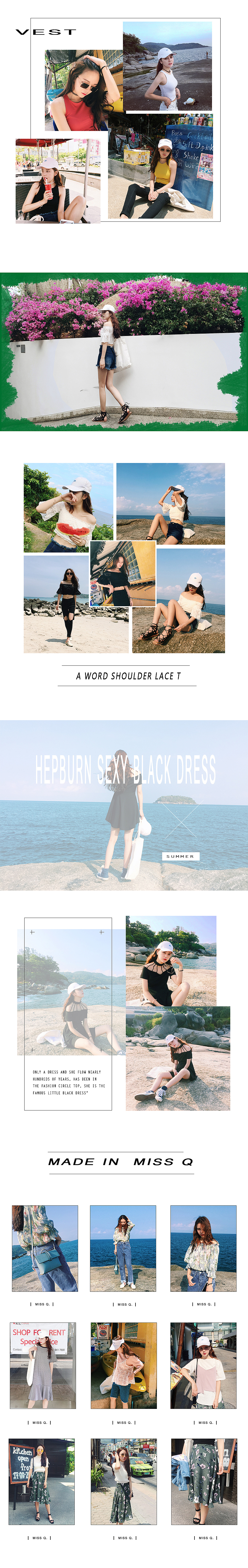 首页 海报 banner 小清新 大气 日韩 女装首页（图ZNDc0MTI3NTI=） - 电商 - 站酷设计师老猫妮卡原创素材 - 站酷ZCOOL