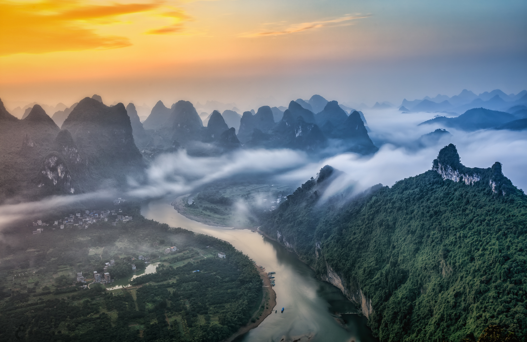 桂林最高的山图片