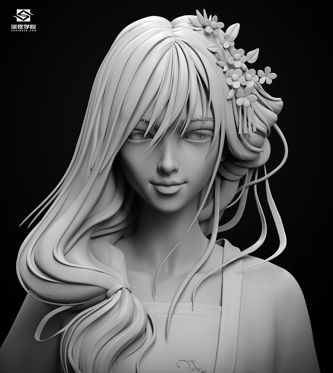 韩建毅七期网络班学员 joey 胸像作品