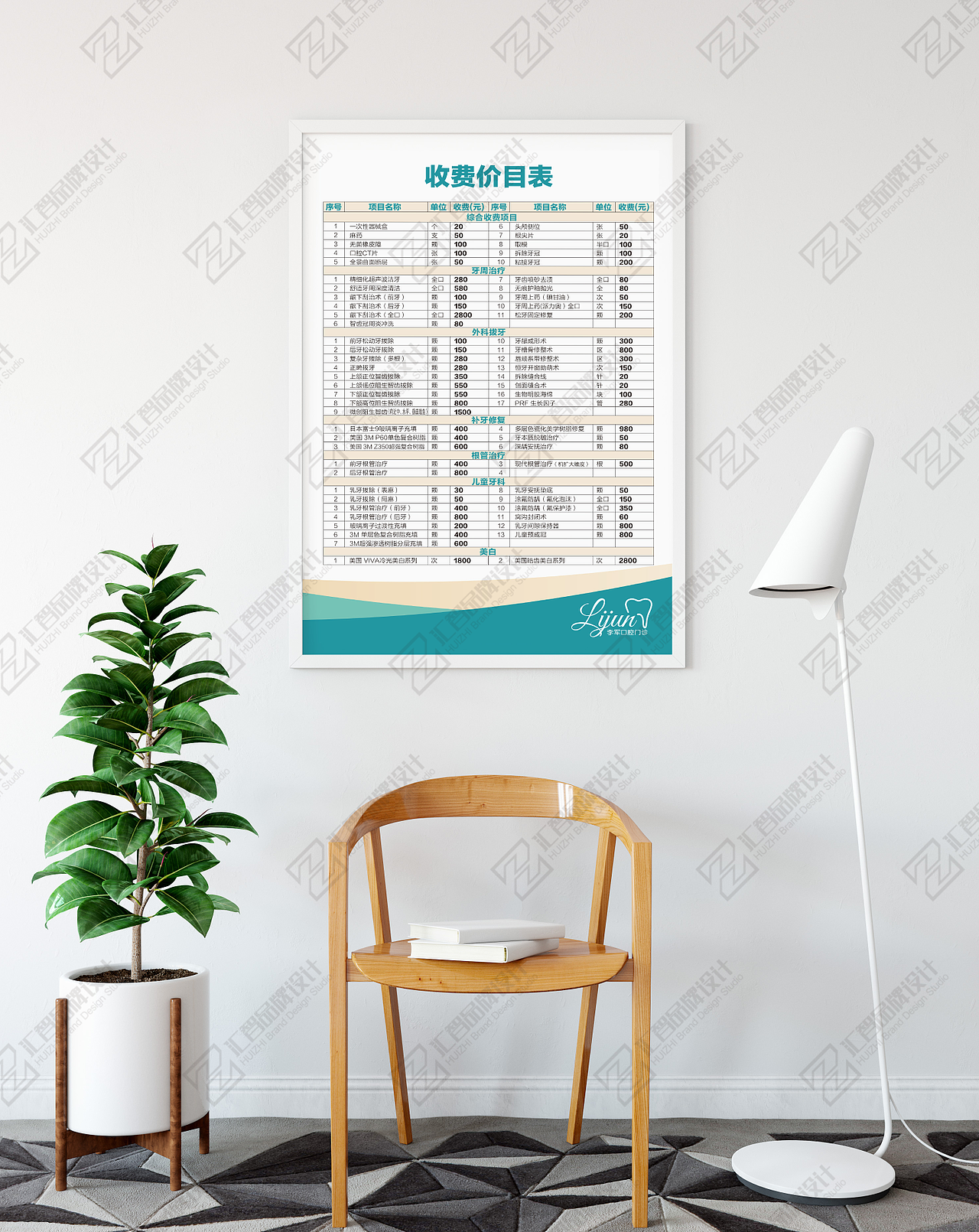 门诊日常物料视觉设计