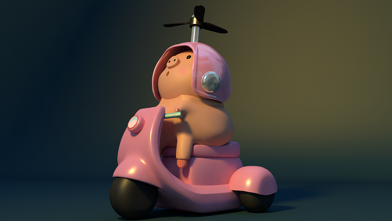 骑上我心爱的小摩托