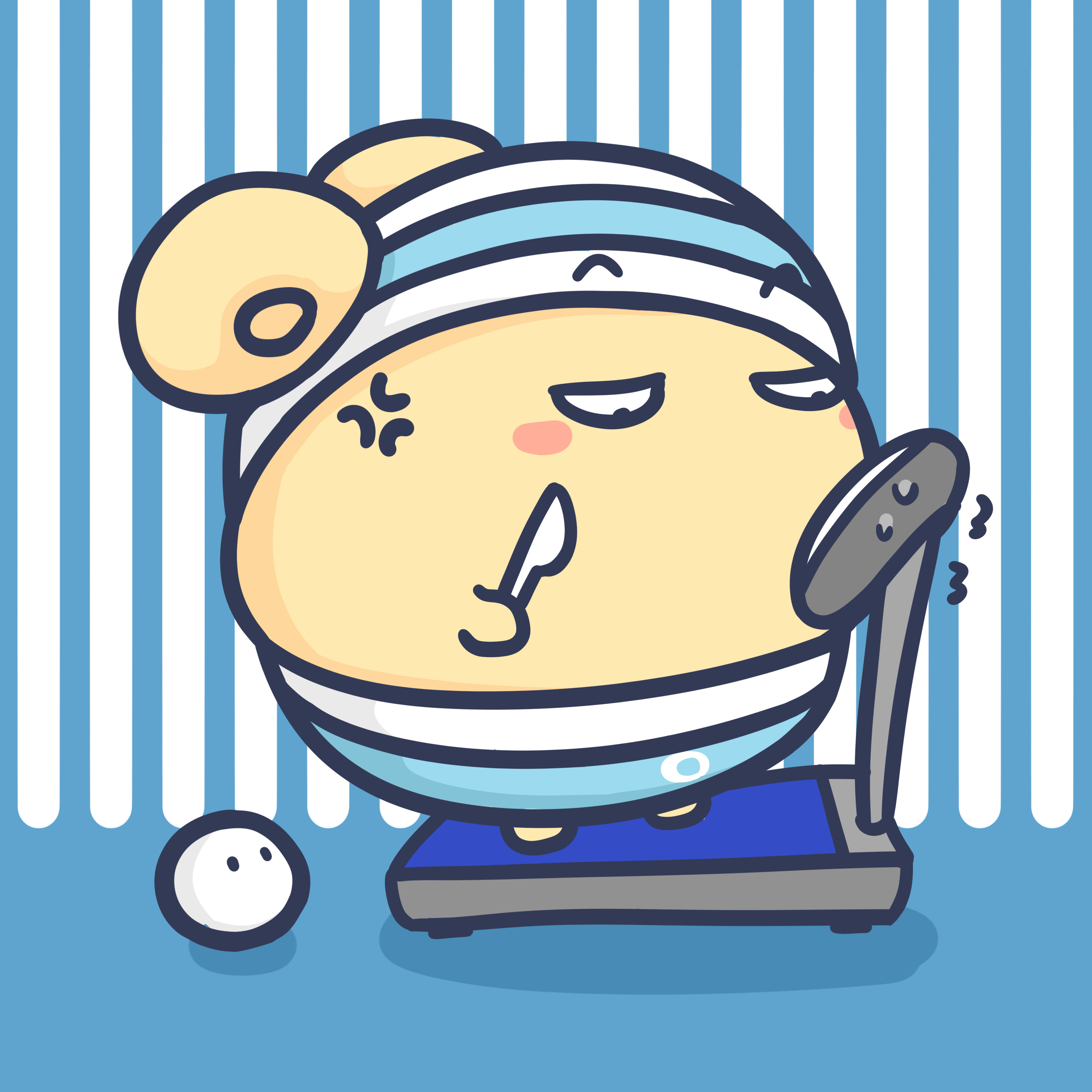 【早安蛋蛋】#蛋式生活很有趣#2 称体重|动漫|短篇/格漫|早安蛋蛋