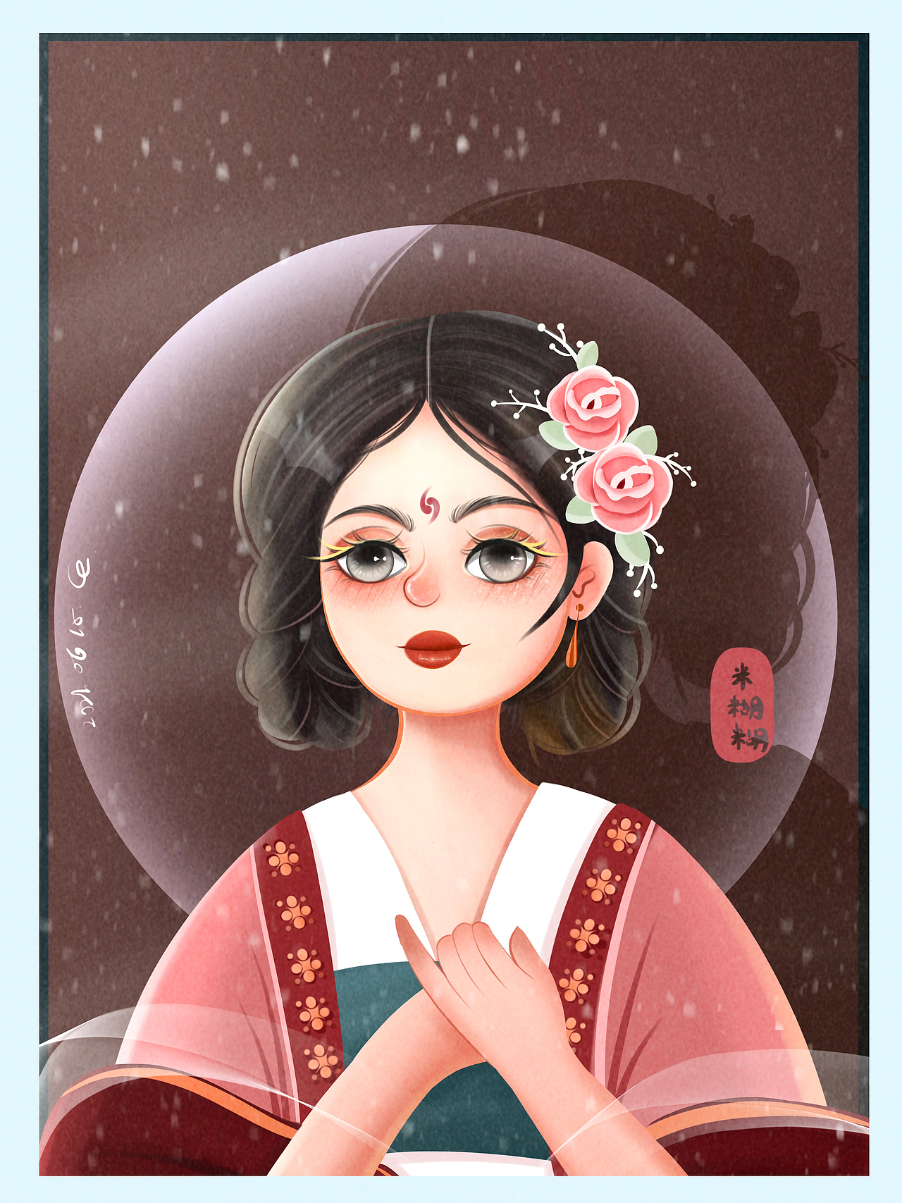 古风插画原创～（图ZMjU4Nzc3ODky） - 创作习作 - 站酷设计师酸奶米糊糊原创素材 - 站酷ZCOOL