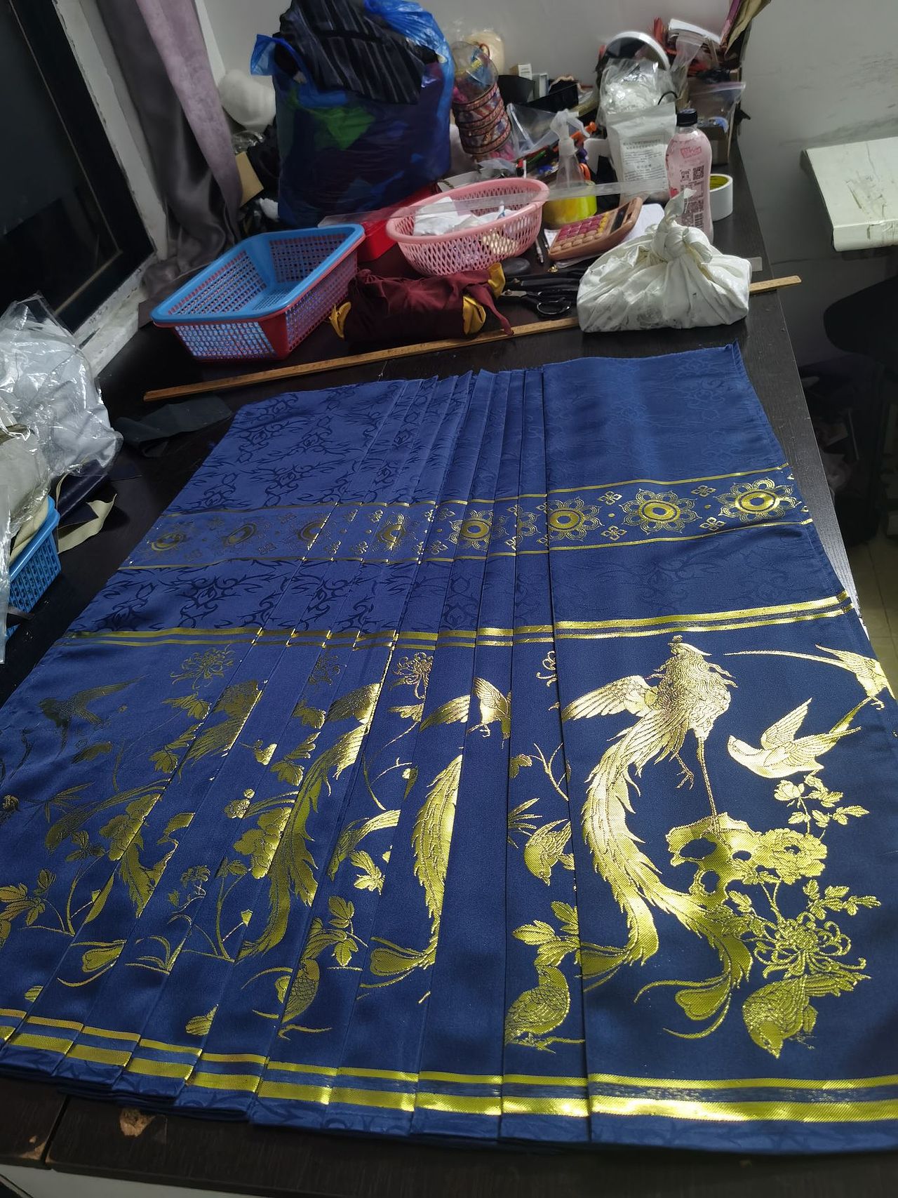 马面裙打褶（半成品）