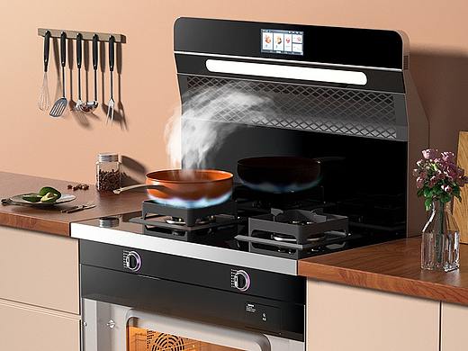 蒸烤一体集成灶