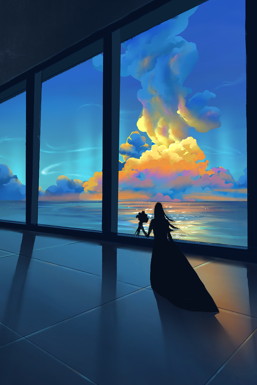 婚纱 鲜花 云朵