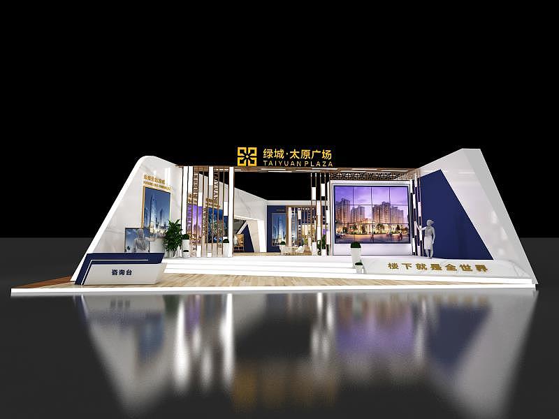 房地产展台2019年，借鉴结构重新布局（图ZMTk2MzcyODY4） - 其他三维 - 站酷设计师小新king原创素材 - 站酷ZCOOL