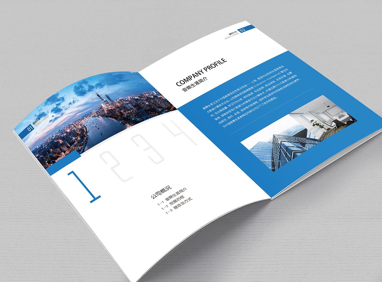 教育 企业宣传册