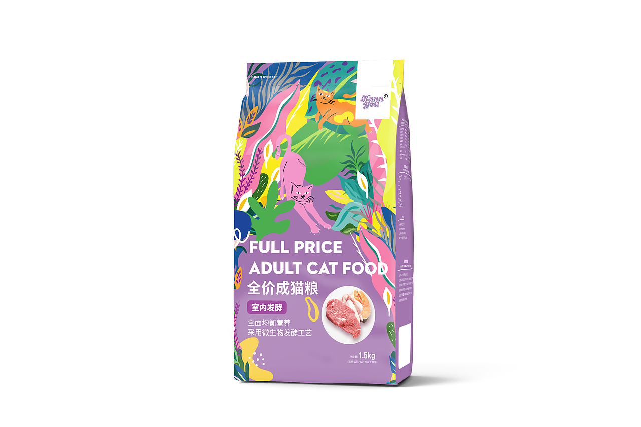 宠物食品 猫粮包装 插画（图ZMjc0Nzg3NDY0） - 包装 - 站酷设计师ak兜兜原创素材 - 站酷ZCOOL