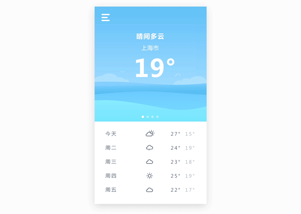 求指点-天气APP练习（图ZNDcyNTc5MjA=） - APP界面 - 站酷设计师一群罗原创素材 - 站酷ZCOOL