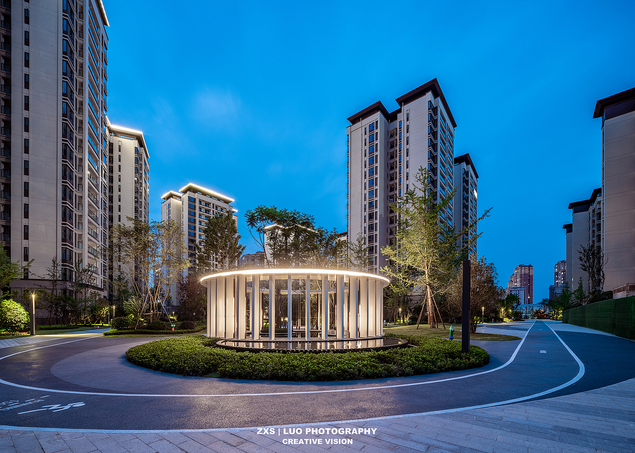 景观摄影 成都彭州置信丽都府二期