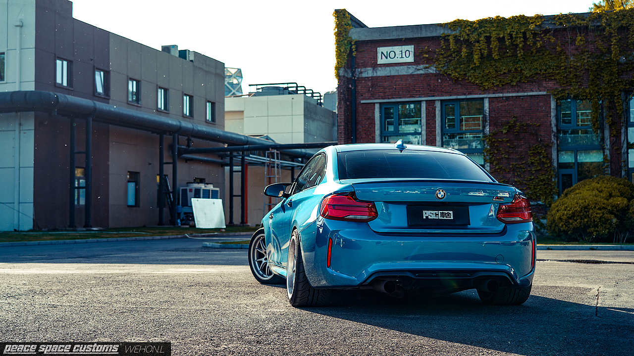汽车摄影：BMW M2 COMPETITON 蓝（图ZMjUyMjg4MDg0） - 产品摄影 - 站酷设计师PSCwehonlau原创素材 - 站酷ZCOOL