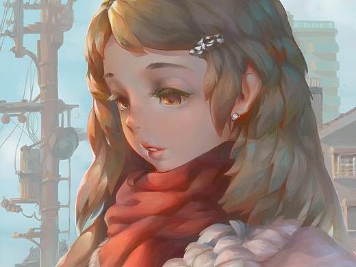 冬日下的暖意（个人主页-ZMjcyNTExNjg=） - 商业插画 - 站酷设计师洋参原创素材 - 站酷ZCOOL