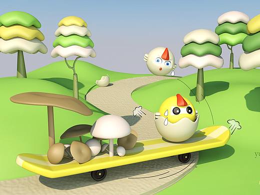 自由发挥-C4D练习（个人主页-ZMjk2MzMxNjg=） - 动画/影视 - 站酷设计师唯咩YUI原创素材 - 站酷ZCOOL