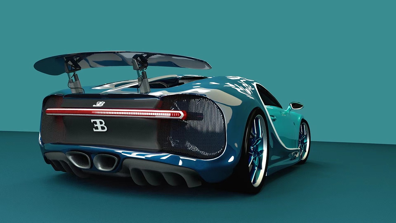 Blender 气车渲染 BUGATTI（图ZMjU4NTA0NDEy） - 机械/交通 - 站酷设计师ANiu阿牛原创素材 - 站酷ZCOOL