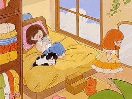 原创插画合集《闺蜜系列》👭