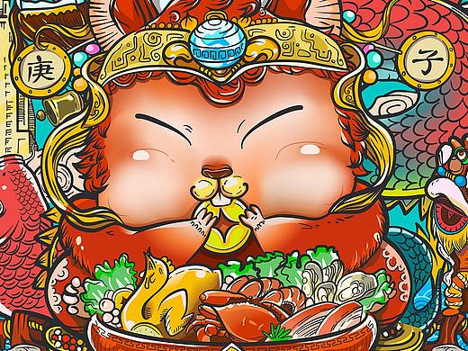 鼠来宝-户外年画