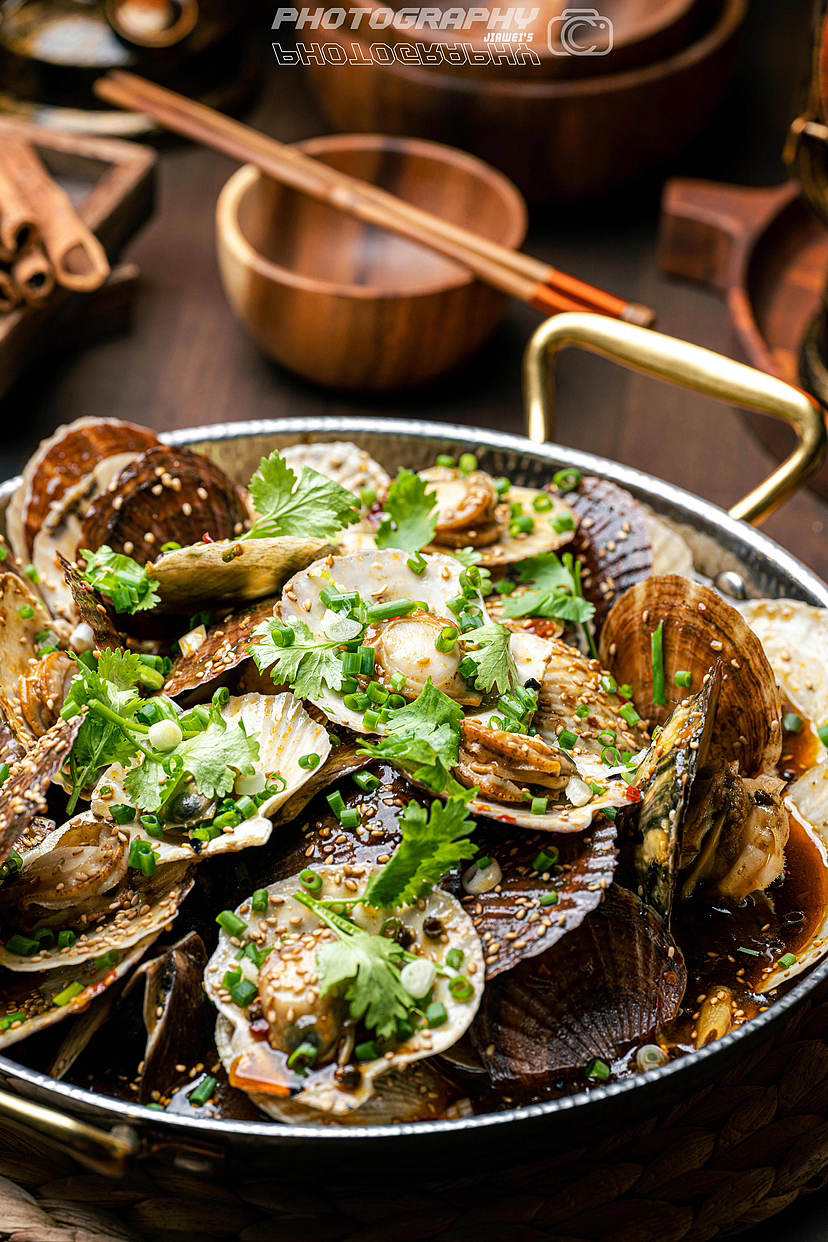 烧烤,海鲜类菜品拍摄。