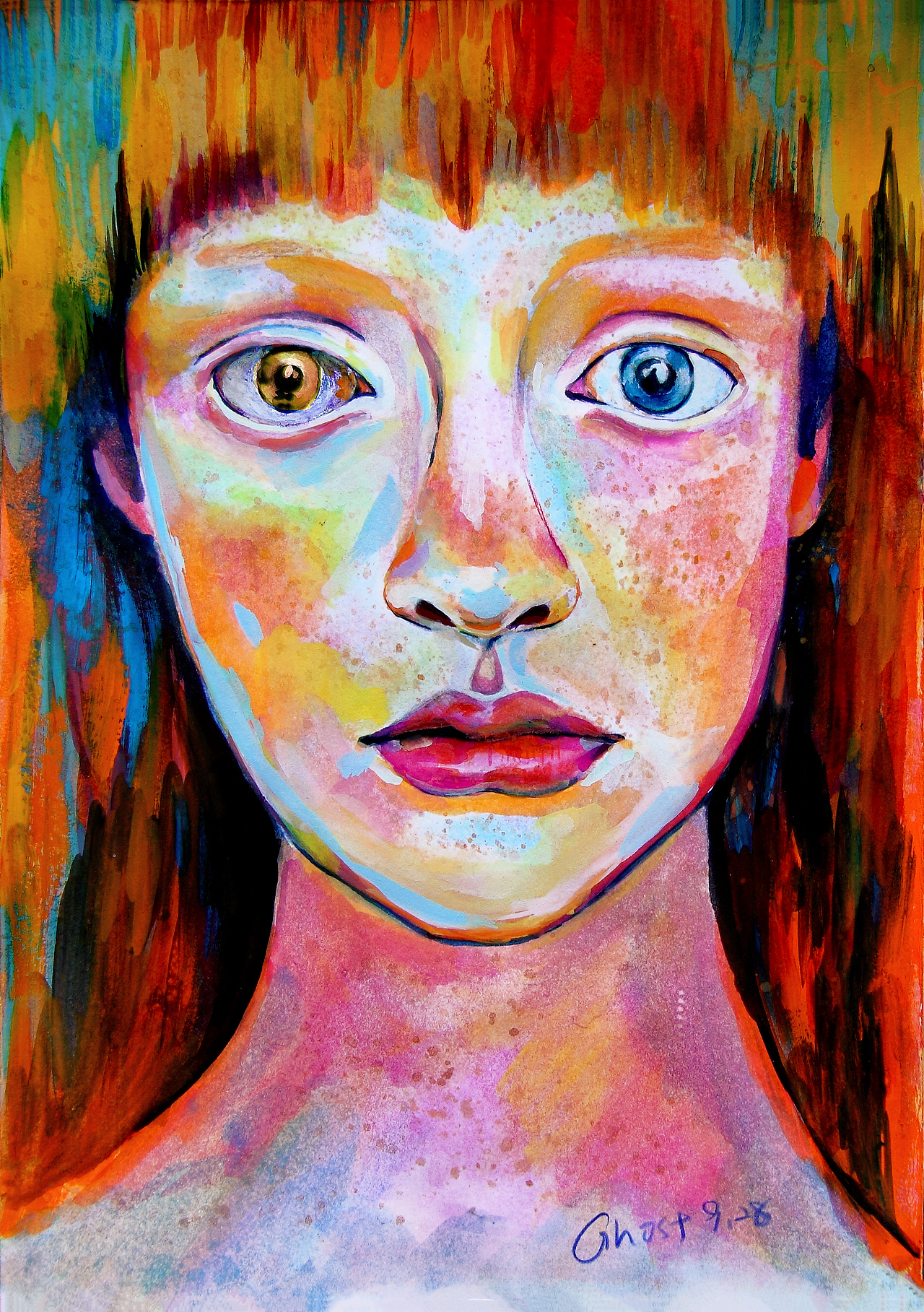 我画过的那些女孩（图ZMTEyMjk0OTYw） - 艺术插画 - 站酷设计师乔阿呸原创素材 - 站酷ZCOOL