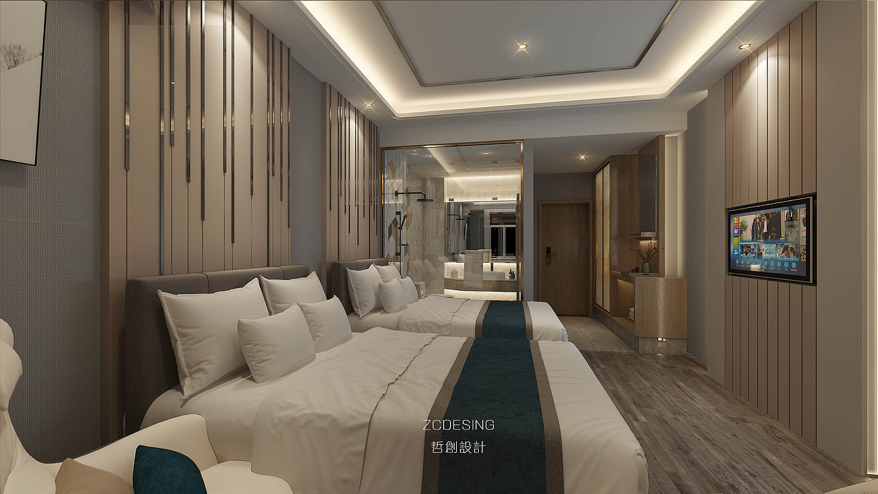 云南普洱精品酒店设计（图ZMTM5MDQxNjM2） - 家装设计 - 站酷设计师哲创酒店设计原创素材 - 站酷ZCOOL