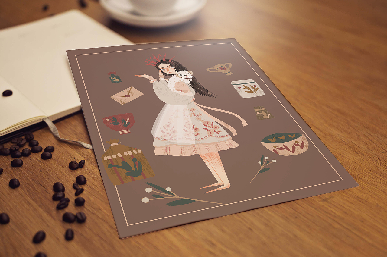 关于洛丽塔的两张（图ZMTQxNDI0MTE2） - 儿童插画 - 站酷设计师笑里风月原创素材 - 站酷ZCOOL